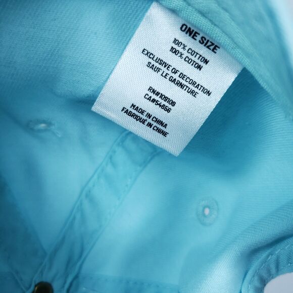 Life Is Good Embroidered Light Blue Sandals Flip Flops Adjustable Cap Hat - Picture 8 of 8